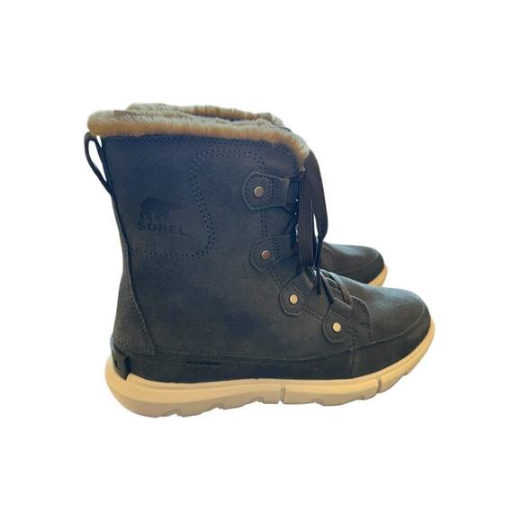Sorel NEW Explorer Next Joan Waterproof Boots Women’s US 9.5 Gray Insulated - Picture 2 of 10